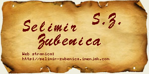 Selimir Zubenica vizit kartica